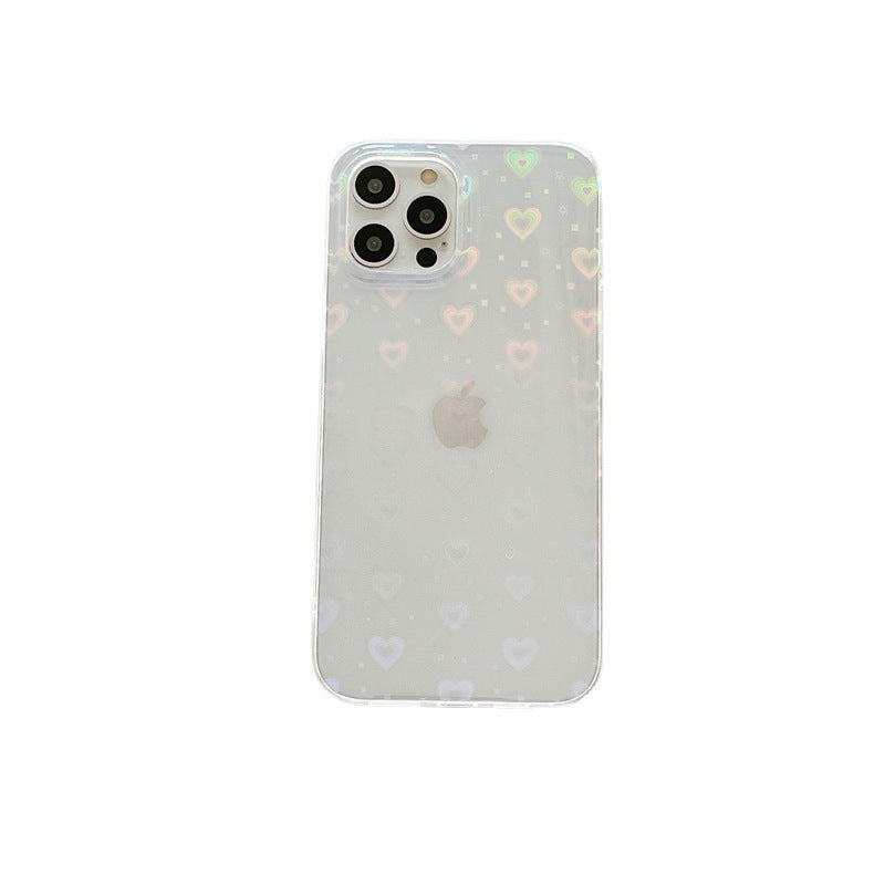 Laser Colorful Love Mobile Phone Soft Case Laser Colorful Love Mobile Phone Soft Case